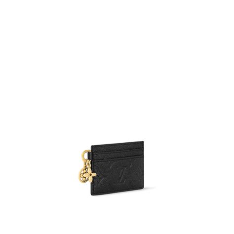 LV Charms Card Holder Monogram Empreinte Leather .